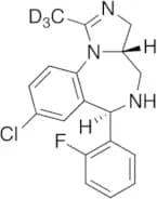 8-Chloro-6-(2-fluorophenyl)-3a,4,5,6-tetrahydro-1-methyl-3H-imidazo[1,5-a][1,4]benzodiazepine-d3Mi…