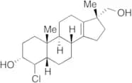 (3α,​5β,​17α)​-4-​Chloro-​3-​hydroxy-​17-​methyl-18-​norandrost-​13-​ene-​17-​methanol