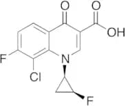 cis-8-Chloro-7-fluoro-1-(2-fluorocyclopropyl)-1,4-dihydro-4-oxo-3-quinolinecarboxylic Acid