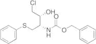 (2R,3S)-1-Chloro-2-hydroxy-3-[(benzyloxycarbonyl)amino]-4-(phenylthio)butane