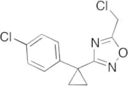 5-(Chloromethyl)-3-[1-(4-chlorophenyl)cyclopropyl]-1,2,4-oxadiazole