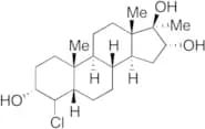 (3α,​​5β,16α,17α)​-4-​Chloro-​17-​methyl-18-​androstane-3,16,17-triol