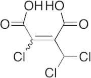 2-Chloro-3-(dichloromethyl)-2-butenedioic Acid (cis and trans mixture)