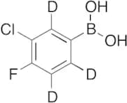 3-Chloro-4-fluorophenylboronic Acid-d3