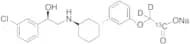 2-(3-((1R,3S)-3-(((R)-2-(3-Chlorophenyl)-2-hydroxyethyl)amino)cyclohexyl)phenoxy)acetic Acid-13C, …