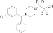 4-(p-Chloro-α-phenylbenzyl)-1-piperazineethanol-d4