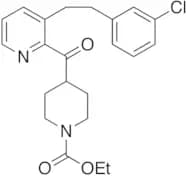 4-[[3-[2-(3-Chlorophenyl)ethyl]-2-pyridinyl]carbonyl]-1-piperidinecarboxylic AcidEthyl Ester