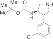 trans-4-(4-Chlorophenyl)-3-pyrrolidinyl]carbamic Acid 1,1-Dimethylethyl Ester