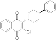 trans-2-Chloro-3-((1r,4r)-4-phenylcyclohexyl)naphthalene-1,4-dione