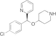 (S)-2-[(4-Chlorophenyl)(4-piperidinyloxy)methyl]pyridine