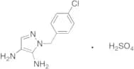 1-[(4-Chlorophenyl)methyl]-1H-pyrazole-4,5-diamine Sulfate