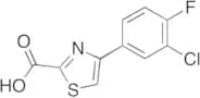 4-(3-Chloro-4-fluorophenyl)-2-thiazolecarboxylic Acid
