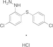 [5-Chloro-2-(4-chlorophenylthio)phenyl]hydrazine Hydrochloride