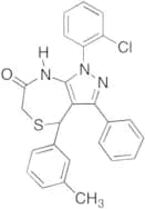 1-(2-Chlorophenyl)-3-phenyl-4-(m-tolyl)-6,8-dihydro-1H-pyrazolo[3,4-e][1,4]thiazepin-7(4H)-one