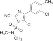 5-Chloro-4-(3-chloro-4-methylphenyl)-2-cyano-N,N-dimethyl-1H-imidazole-1-sulfonamide