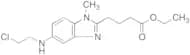 4-(5-((2-Chloroethyl)amino)-1-methyl-1H-benzo[d]imidazol-2-yl)butanoic Acid Ethyl Ester