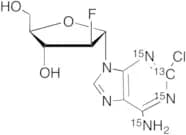 α-Clofarabine-15N3, 13C