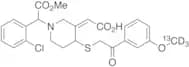 cis-Clopidogrel-MP-13C,d3 Derivative(Pair of Enantiomers)