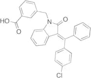 3-[[(3E)-3-[(4-Chlorophenyl)phenylmethylene]-2,3-dihydro-2-oxo-1H-indol-1-yl]methyl]benzoic Acid