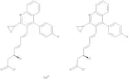 (3S,4E)-5-[2-Cyclopropyl-4-(4-fluorophenyl)-3-quinolinyl]-3-hydroxy-4-pentenoic Acid Calcium