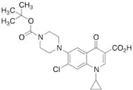 7-Chloro-1-cyclopropyl-4-oxo-6-(4-Boc-piperazin-1-yl)-1,4-dihydroquinoline-3-carboxylic Acid