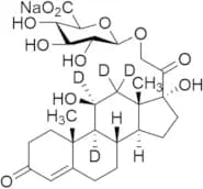 Cortisol-D4 21-β-D-Glucuronide Sodium Salt