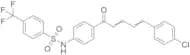 N-[4-[5-(4-Chlorophenyl)-1-oxo-2,4-pentadien-1-yl]phenyl]-4-(trifluoromethyl)benzenesulfonamide