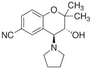 6-Cyano-3,4-dihydro-2,2-dimethyl-trans-4-(1-pyrrolidinyl)-2H-benzo-[b]-pyrano-3-ol