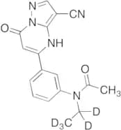 N-(3-(3-Cyano-7-oxo-4,7-dihydropyrazolo[1,5-a]pyrimidin-5-yl)phenyl)-N-(ethyl-d5)acetamide