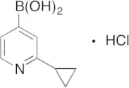 B-(2-Cyclopropyl-4-pyridinyl)-boronic Acid Hydrochloride
