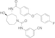 (3R,4R)-N-(3-Cyanophenyl)-3-[[4-[(4-fluorophenyl)methoxy]benzoyl]amino]hexahydro-4-hydroxy-1H-azep…
