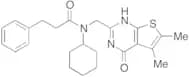 N-​Cyclohexyl-​N-​[(1,​4-​dihydro-​5,​6-​dimethyl-​4-​oxothieno[2,​3-​d]​pyrimidin-​2-​yl)​methyl]…