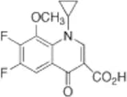 1-Cyclopropyl-6,7-difluoro-8-methoxy-4-oxo-1,4-dihydroquinoline-3-carboxylic Acid