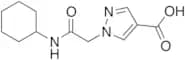 1-[2-(Cyclohexylamino)-2-oxoethyl]-1H-pyrazole-4-carboxylic Acid