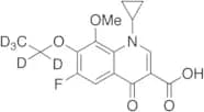 1-Cyclopropyl-6-fluoro-1,4-dihydro-7-ethoxy-8-methoxy-4-oxo-3-quinolinecarboxylic Acid-d5