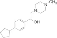 α-(4-Cyclopentylphenyl)-4-methyl-1-piperazineethanol