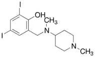 2,4-Diiodo-6-{[methyl(1-methylpiperidin-4-yl)-amino]methyl}phenol