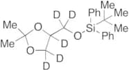 4-[[[(1,1-Dimethylethyl)diphenylsilyl]oxy]methyl]-2,2-dimethyl-1,3-dioxolane-d5