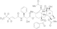 N-Debenzoyl-N-[(3E)-hex-3-enoyl] Paclitaxel-d7