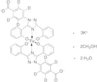 Deferasirox-D8 Ferrate(III) Tripotassium Complex Methanoate Hydrate