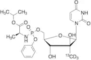 2’-Defluro-2’-hydroxy 2’-epi-Sofosbuvir-13Cd3