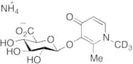 Deferiprone-d3 3-O-β-D-Glucuronide Ammonium Salt