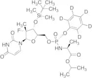 N-[[P(S),2'R]-2'-deoxy-3'-O-[(1,1-dimethylethyl)dimethylsilyl]-2'-fluoro-2'-methyl-P-phenyl-5'-uri…