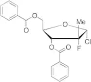 (2R)-2-Deoxy-2-fluoro-2-methyl-α-D-erythro-pentofuranosyl Chloride 3,5-Dibenzoate