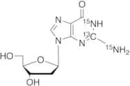 2'-Deoxyguanosine-13C,15N2