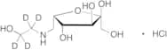 6-Deoxy-6-[(2-hydroxyethyl)amino]-α-L-sorbofuranose-d4 Hydrochloride