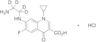 Desethylene Ciprofloxacin-d4, Hydrochloride