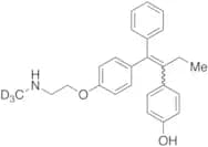 N-Desmethyl-4'-hydroxy Tamoxifen-d3 (E/Z Mixture)