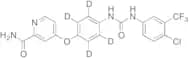 N-Desmethyl Sorafenib-d4
