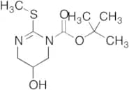 5,6-Dihydro-5-hydroxy-2-(methylthio)-, 1,1-dimethylethyl ester 1(4H)-pyrimidinecarboxylic acid